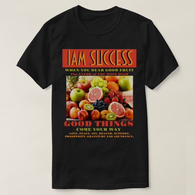 T-SHIRT PORTEZ DE BONS FRUITS (Design devant)
