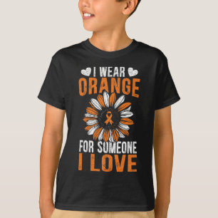 T-shirt Portez De L'Orange Pour Quelqu'Un Que J'Aime Sensi