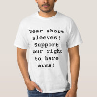 Portez des manches courtes ! Soutenez votre droit