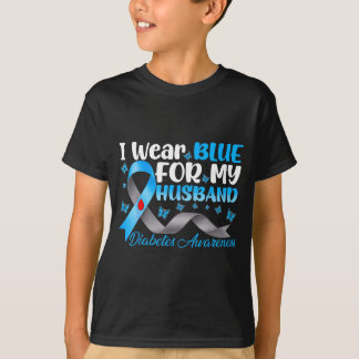 T-shirt Portez du bleu pour la sensibilisation au diabète