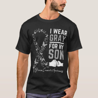 T-shirt Portez du gris pour les cadeaux de sensibilisation