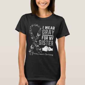 T-shirt Portez du gris pour les cadeaux de sœur pour la se