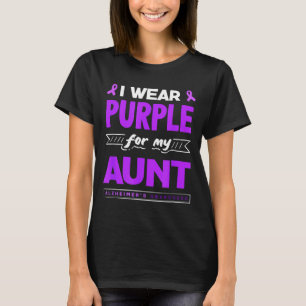 T-shirt Portez du violet pour le ruban de sensibilisation 