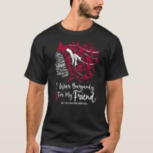 T-shirt Portez La Bourgogne Pour Mon Ami Multiples Myélome