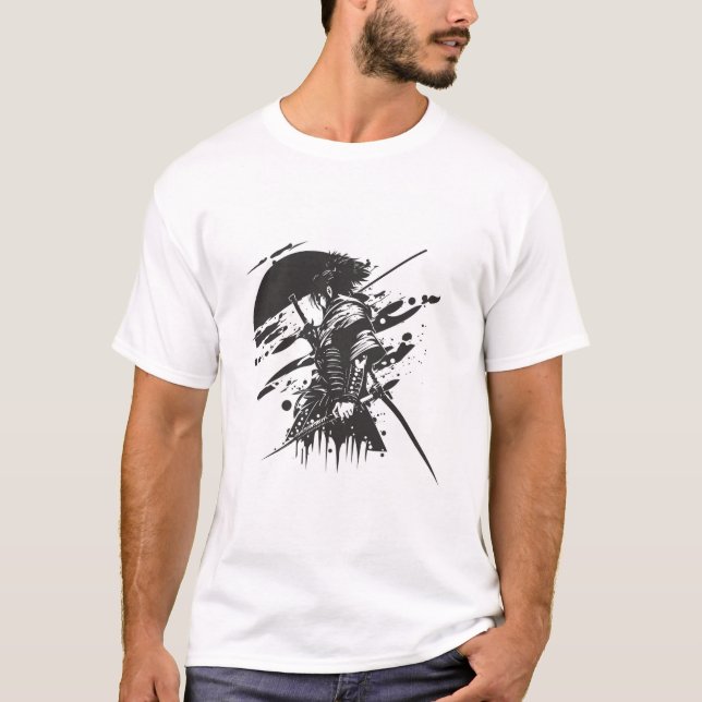 T-shirt Portez la force. Vivez le guerrier. (Devant)