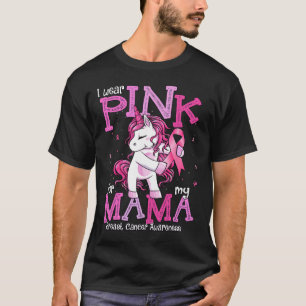 T-shirt Portez Le Rose Pour Ma Mama Chemise Cerveau Cancer