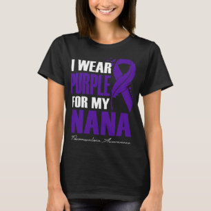 T-shirt Portez Le Violet Pour Ma Fibromyalgie Nana Fea Sen