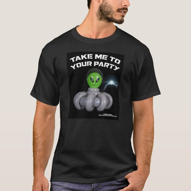 T-shirt Portez-moi à votre chemise étrangère de ballon de (Devant)