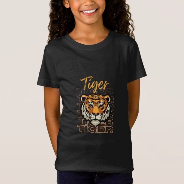 T-Shirt Portez votre animal sauvage préféré, TIGER (Devant)