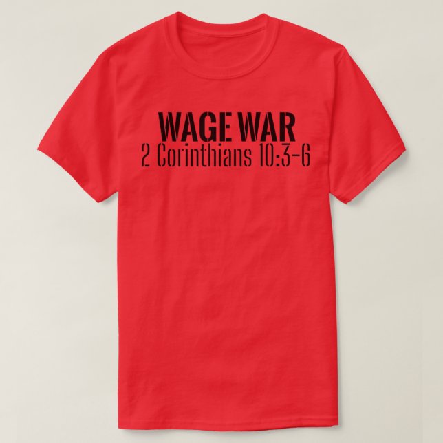 T-shirt Portez votre Croix de la guerre de conditionnement (Design devant)