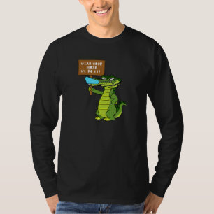 T-shirt Portez votre masque de visage Alligator