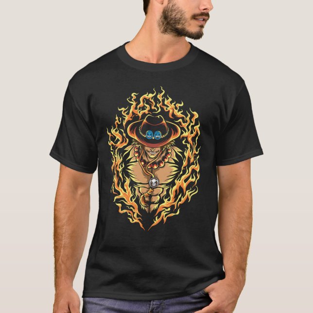 T-shirt Portgas D. Ace (Devant)