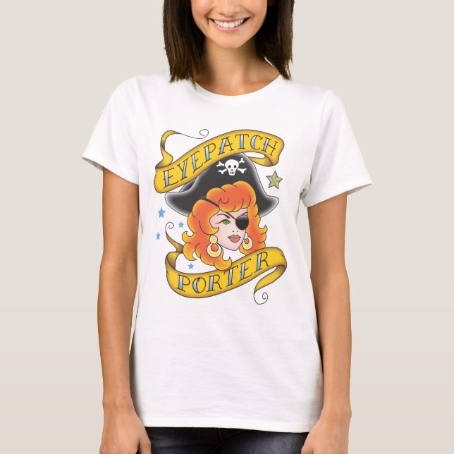 T-shirt Portier de cache - les dames ont adapté la chemise (Devant)