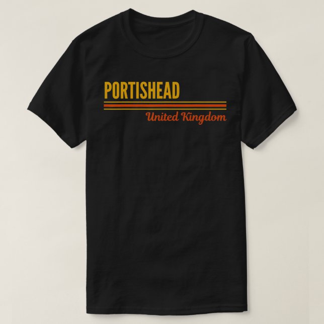 T-shirt Portishead Royaume-Uni  (Design devant)
