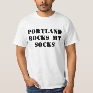 T-shirt Portland bascule ma pièce en t de chaussettes