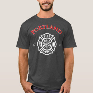 T-shirt Portland Fire Secourt Department Oregon Duty