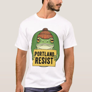 T-shirt Portland Frog Resist Activist 