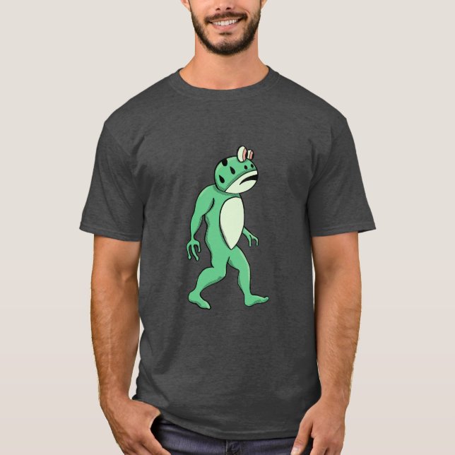 T-shirt Portland frog sasquatch (Devant)