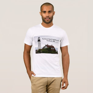 T-shirt Portland Head Lightouse Maine Personnaliser