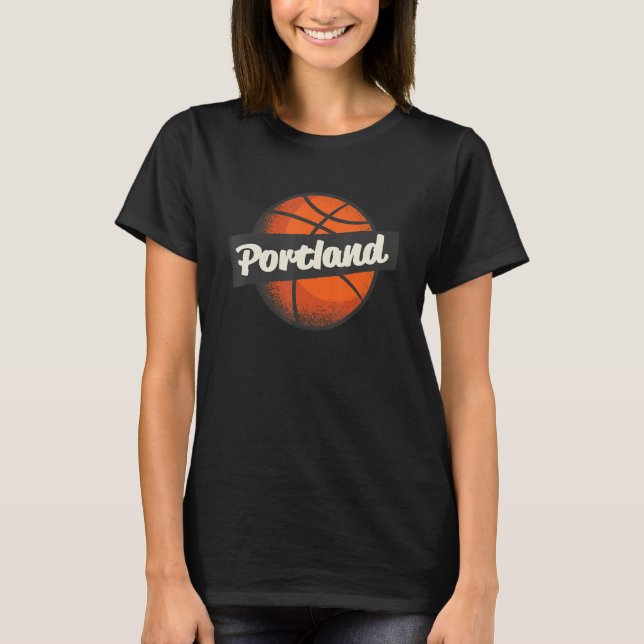 T-shirt Portland Hometown Joueur de basket-ball (Devant)