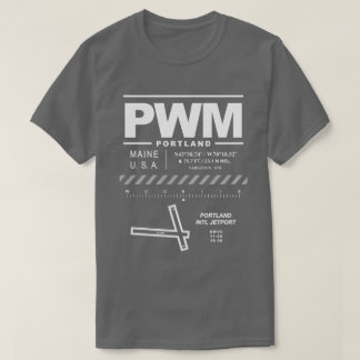 T-shirt Portland International Jetport PWM