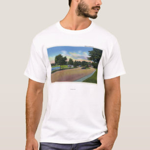 T-shirt Portland, MaineView de boulevard de Baxter