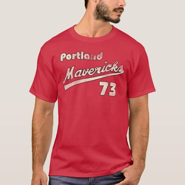 T-shirt Portland Mavericks Retro Déficit Baseball Jersey (Devant)