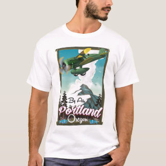 T-shirt Portland, Oregon affiche de voyage vintage