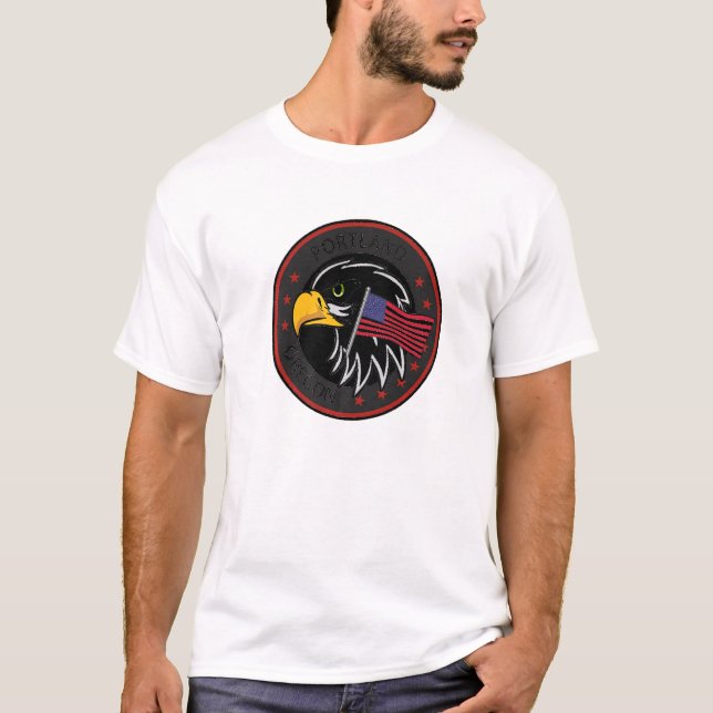 T-shirt Portland Ou Oregon (Devant)