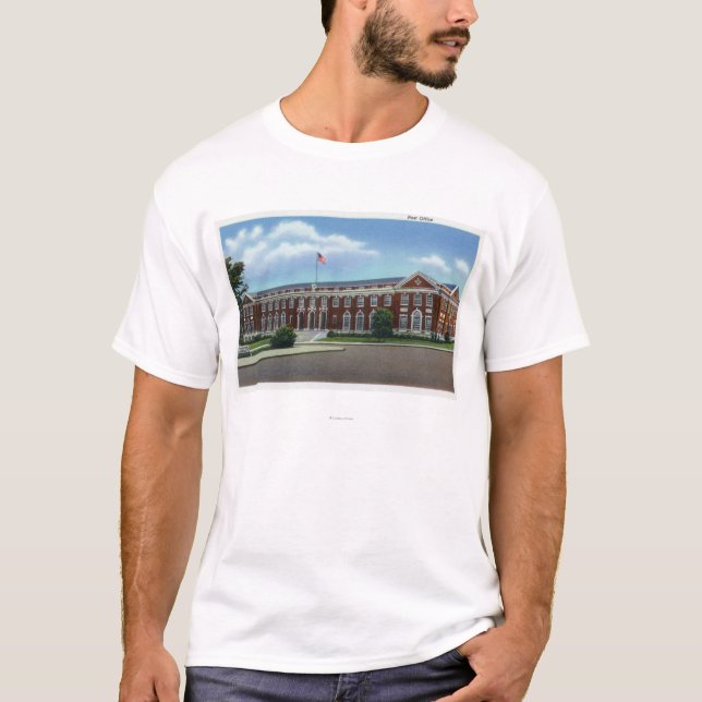 T-shirt Portland, vue de MaineExterior du courrier (Devant)