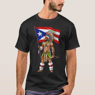 T-shirt Porto Rico Boricua Guerrier