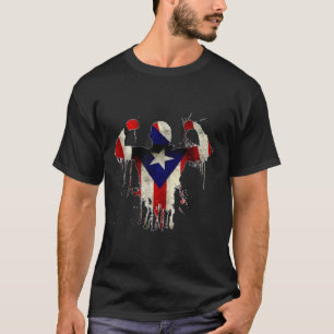 T-shirt Porto Rico Boxe Gants Boxeo Shirt Ropa Uni