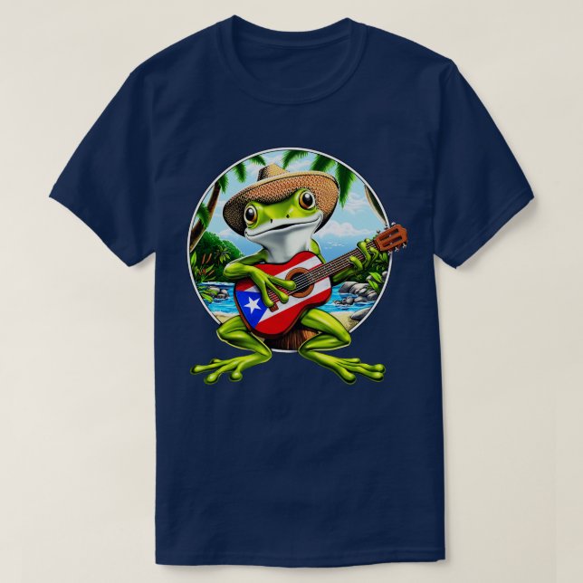 T-shirt Porto Rico Coqui Frog (Design devant)