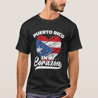 T-shirt Porto Rico Dans Mon Cœur