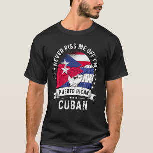 T-shirt Porto Rico Drapeau Cuba Cultive Humour Pride