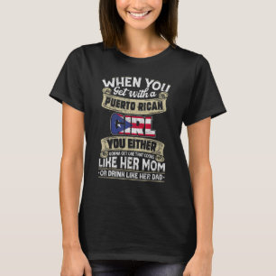 T-shirt Porto Rico Drapeau Fiers Portoricains Hommes et Fe