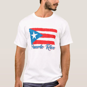 T-shirt Porto Rico Drapeau Mois du patrimoine hispanique B
