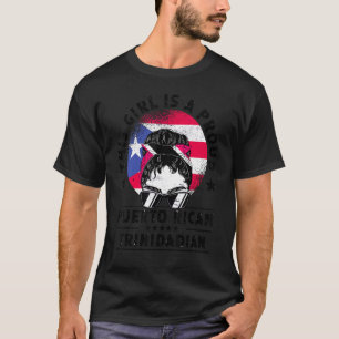 T-shirt Porto Rico Drapeau Trinité-et-Tobago Grosse Femmes