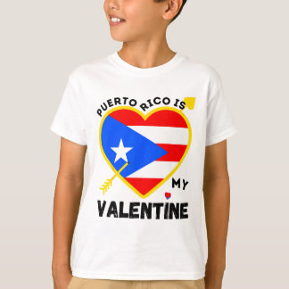 T-shirt Porto Rico est ma Saint Valentin Puerto