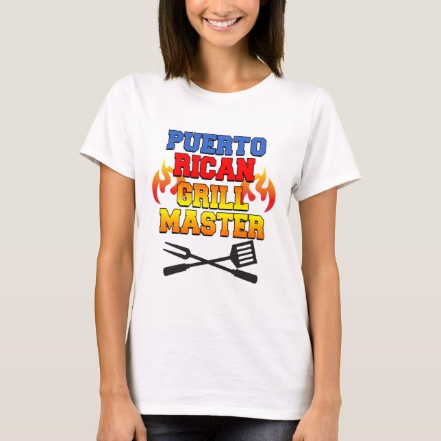 T-shirt Porto Rico Grill Master (Devant)