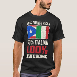 T-shirt Porto-Rico Italien 100 Magnifique Porto Rico Itali