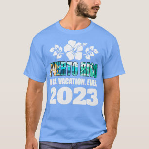 T-shirt Porto Rico Meilleur Vacances En Famille 2023