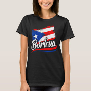 T-shirt Porto Rico Puerto Rico Porto Rico Drapeau Boricua