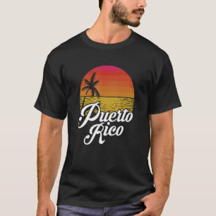 T-shirt Porto Rico Sunset Island Plage tropicale Va été