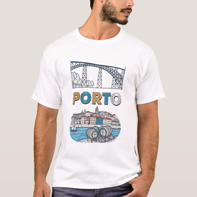 T-shirt Porto Vibes (Devant)
