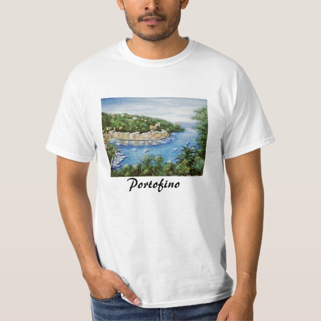 T-shirt Portofino une vue majestueuse (Devant)