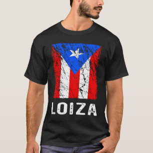 T-shirt Portoricain Drapeau Loiza Puerto Rican Pride