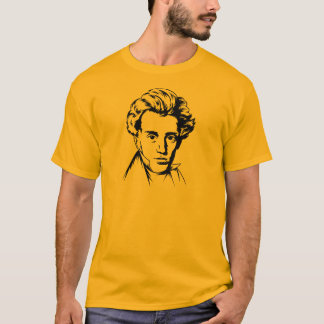 T-shirt Portra d'existentialiste de philosophie de Soren