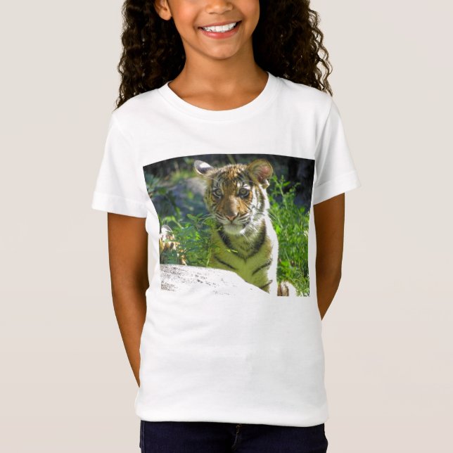 T-Shirt Portrait 3 de CUB de tigre (Devant)