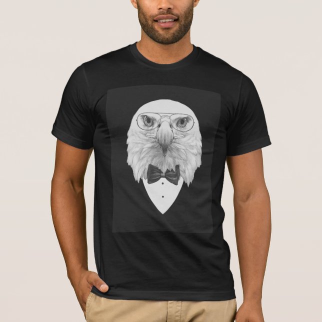 T-shirt Portrait chic d'Eagle (Devant)